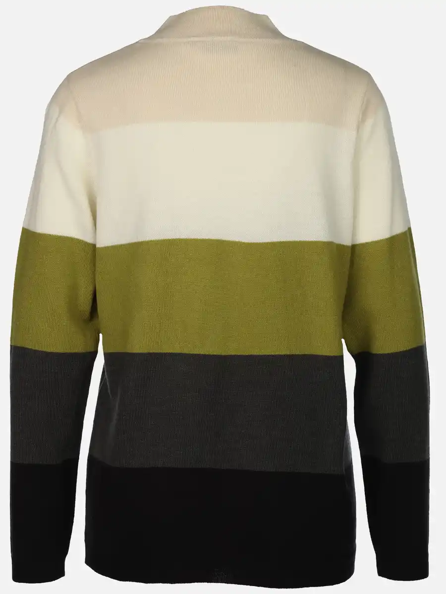 Bild 2 von Damen Pullover "Cashmere Like" mit Streifen Grün