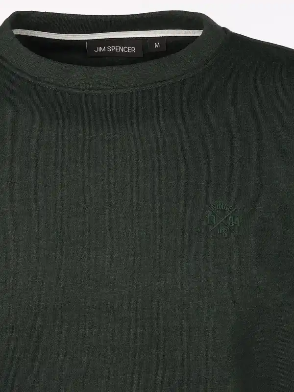 Bild 3 von Herren Sweatshirt in melierter Optik Grün