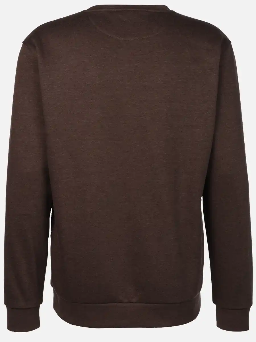 Bild 2 von Herren Sweatshirt in melierter Optik Braun