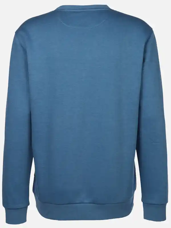 Bild 2 von Herren Sweatshirt in melierter Optik Blau