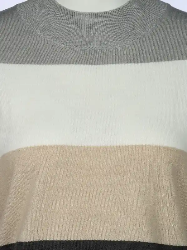 Bild 3 von Damen Pullover "Cashmere Like" mit Streifen Blau