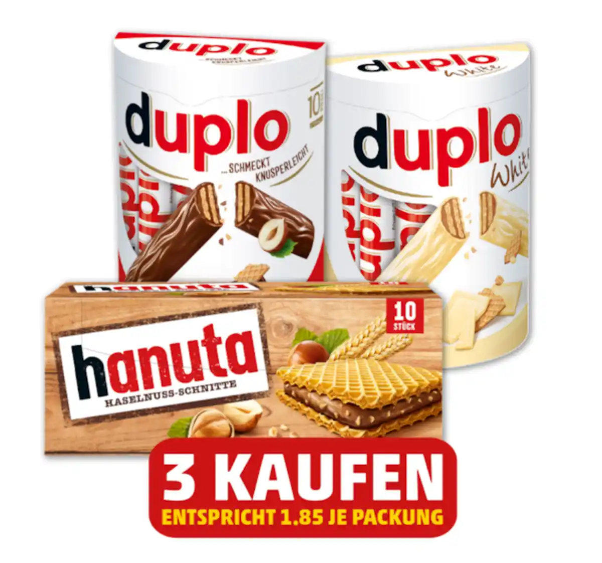 Bild 1 von FERRERO Duplo oder Hanuta