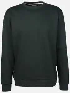 Herren Sweatshirt in melierter Optik Grün