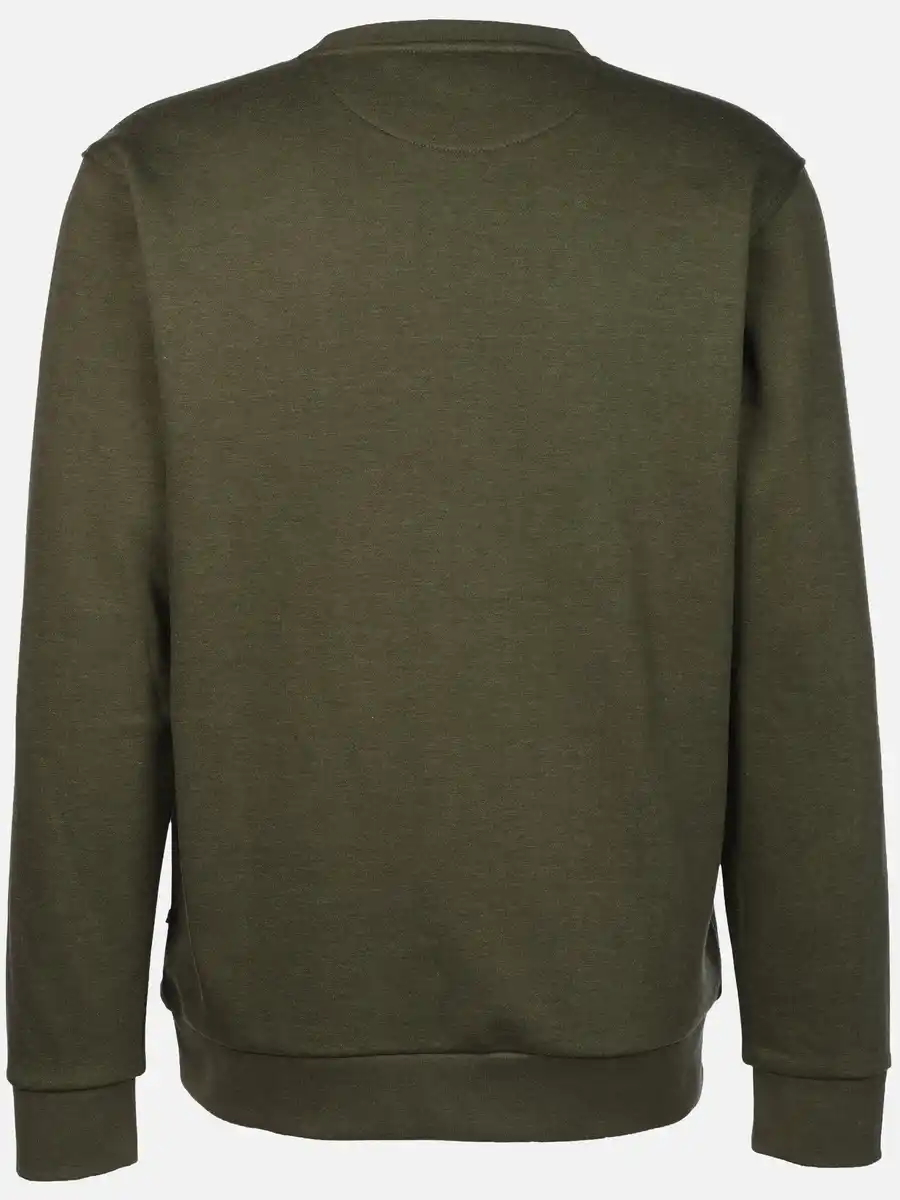 Bild 2 von Herren Sweatshirt in melierter Optik Oliv