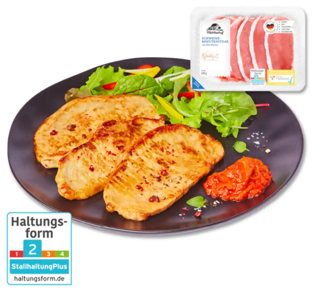 Bild 1 von MÜHLENHOF Frische Schweine-Minutensteaks