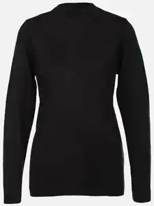 Damen Pullover "Cashmere Like" Schwarz