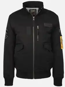 Herren Blousonjacke im Fliegerstyle Schwarz