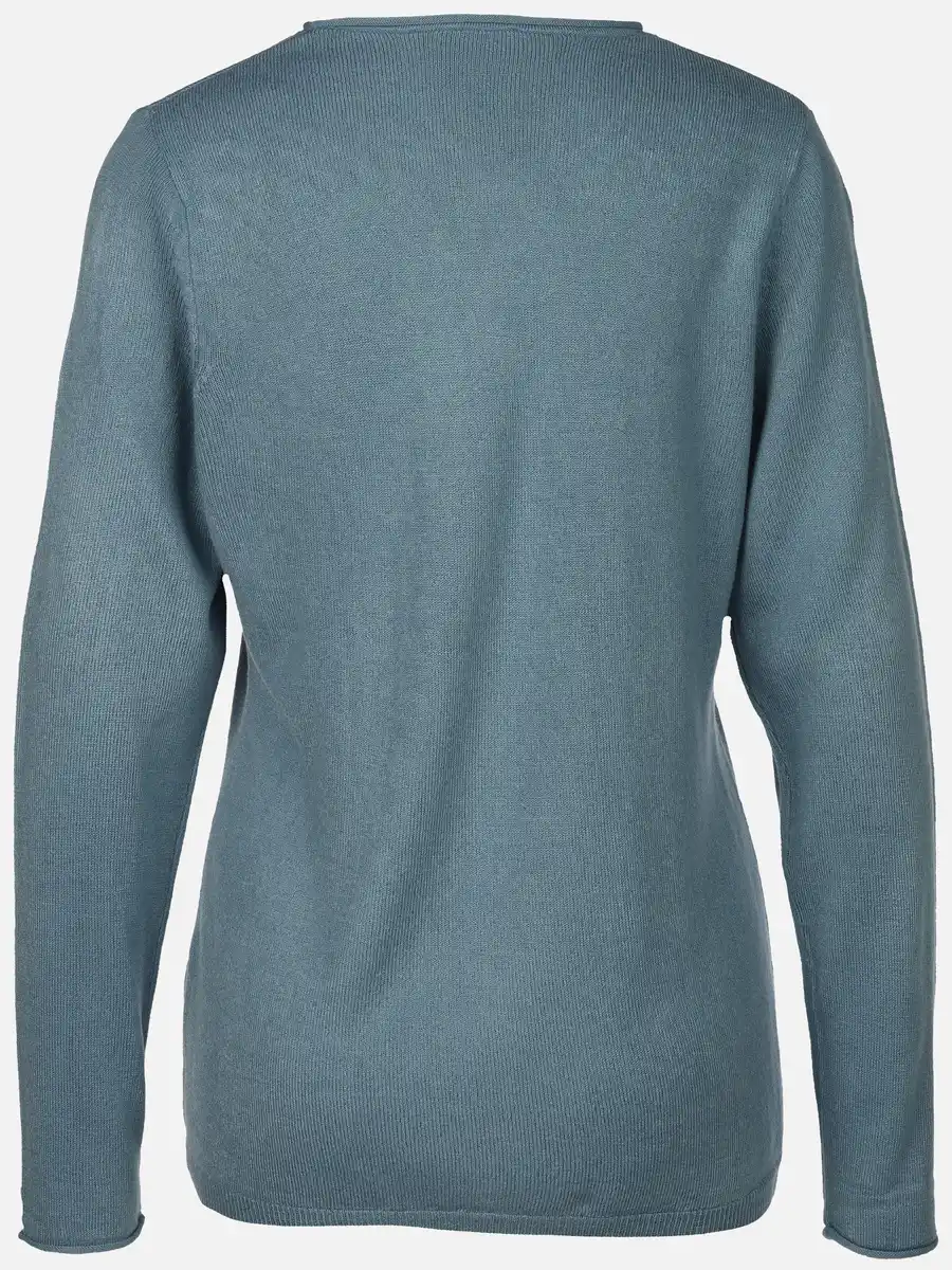 Bild 2 von Damen basic Pullover "Cashmere Like" Blau