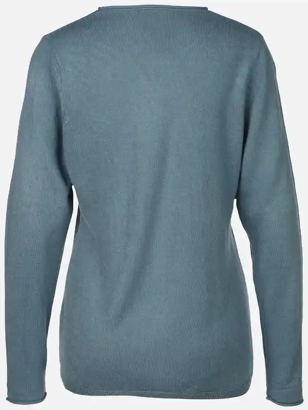 Bild 2 von Damen basic Pullover "Cashmere Like" Blau