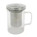 Bild 1 von Glastasse 450ml mit Deckel und Sieb