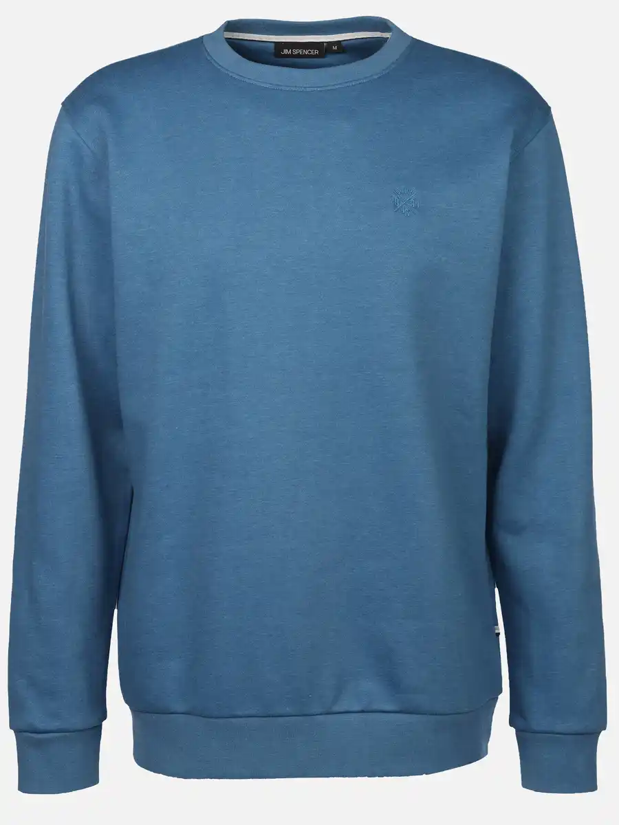 Bild 1 von Herren Sweatshirt in melierter Optik Blau