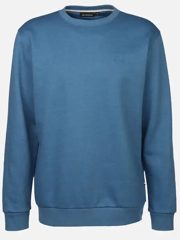 Bild 1 von Herren Sweatshirt in melierter Optik Blau