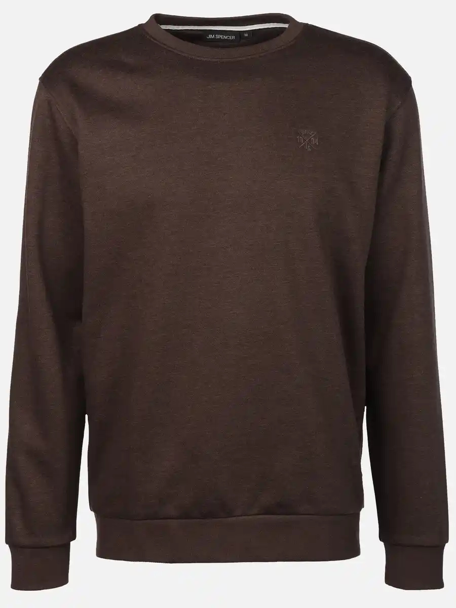 Bild 1 von Herren Sweatshirt in melierter Optik Braun