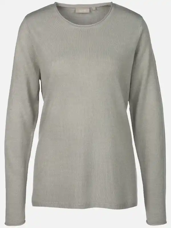 Bild 1 von Damen basic Pullover "Cashmere Like" Silber