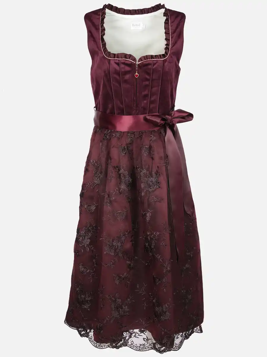 Bild 1 von Damen Dirndl mit Schürze Rot