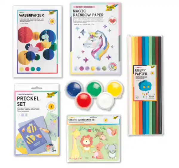 Bild 1 von FOLIA Bunter Bastelspaß für Kinder*