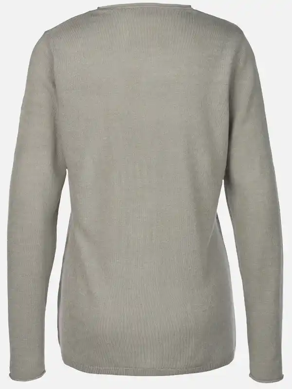 Bild 2 von Damen basic Pullover "Cashmere Like" Silber