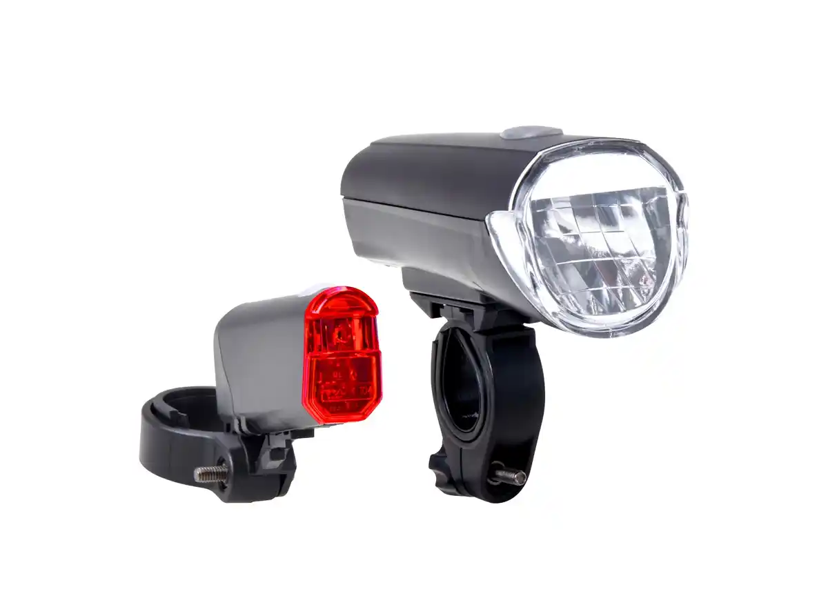 Bild 1 von Filmer Fahrradbeleuchtungs-Set Scheinwerfer mit 2 Helligkeitsstufen: 15 und 30 Lux