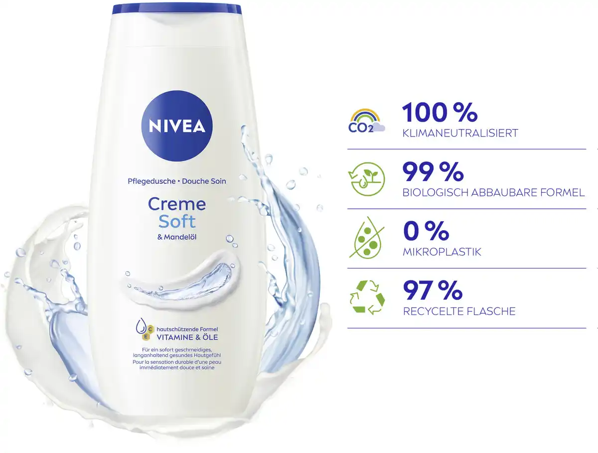 Bild 3 von NIVEA Pflegedusche Creme Soft, 50 ml