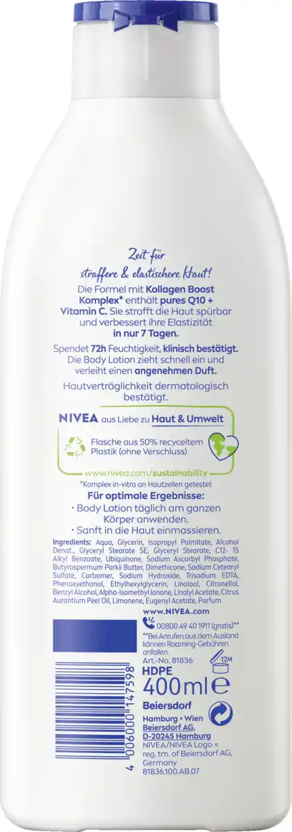 Bild 2 von NIVEA Q10 Straffende Bodylotion, 400 ml