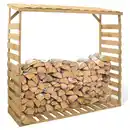 Bild 1 von Kaminholzregal braun 178 x 180 x 65 cm