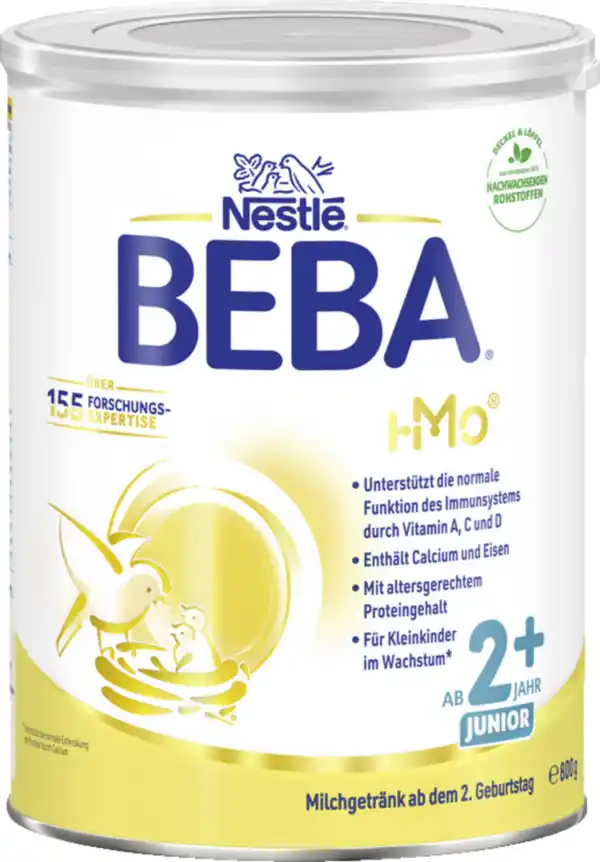 Bild 1 von BEBA Kindermilch 2+ ab dem 2. Geburtstag, 800 g