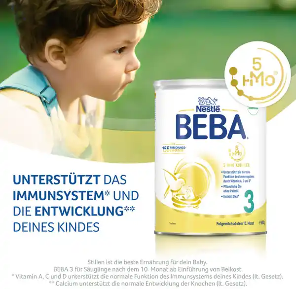 Bild 3 von BEBA 3 Folgemilch ab dem 10. Monat, 800 g