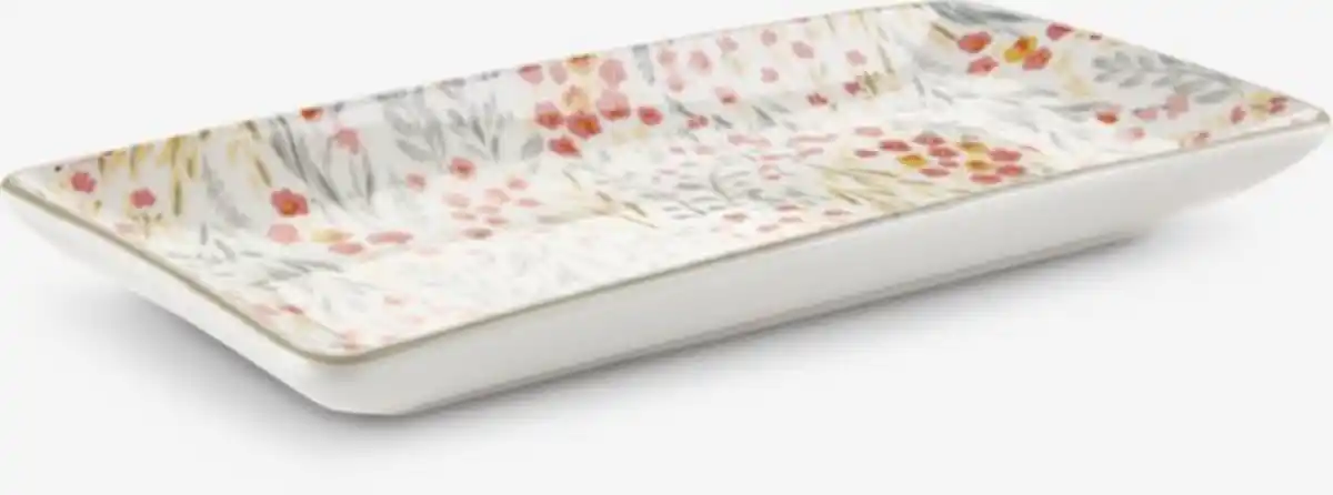 Bild 1 von Servierplatte EMIL B11xL25cm m/Blumen