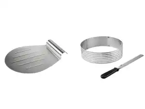 LIVARNO home Edelstahl-Küchenheber/Tortenboden-Schneidhilfe, spülmaschinengeeignet