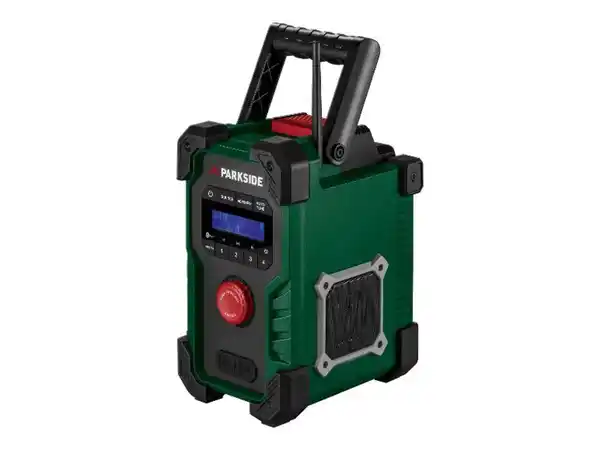 Bild 1 von PARKSIDE® 20 V / 12 V / 230 V Akku-Baustellenradio »PBR 10 A1«, ohne Akku und Ladegerät