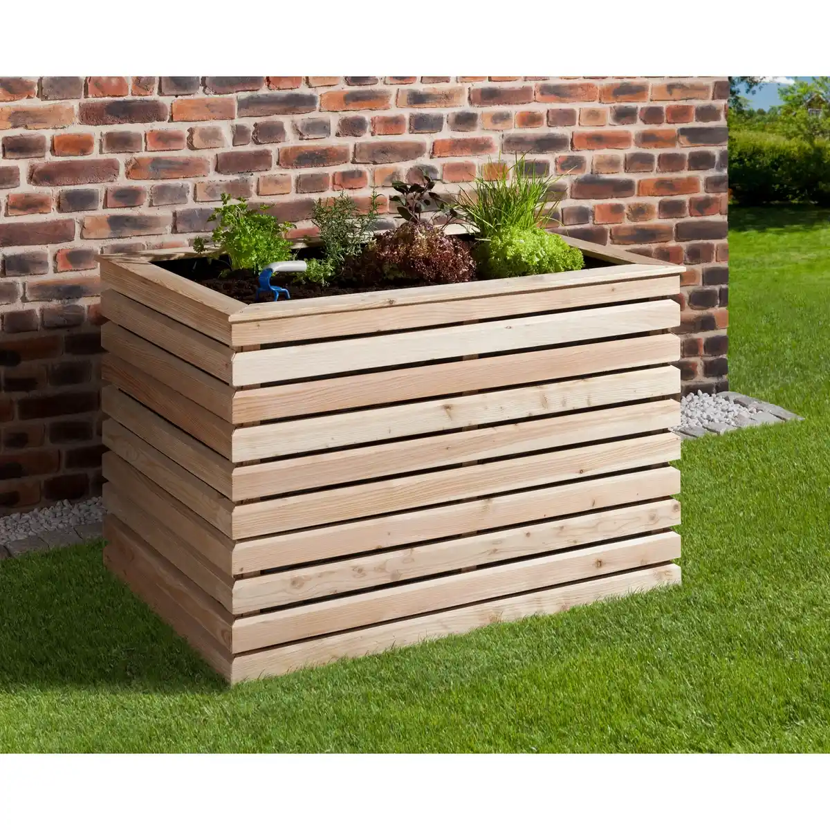 Bild 2 von Hochbeet »Rhombus«, BxHxL: 80 x 80 x 120 cm, Lärchenholzh