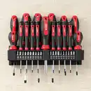 Bild 1 von Kraft Werkzeuge Bit- und Schraubendreher-Set 37-tlg.