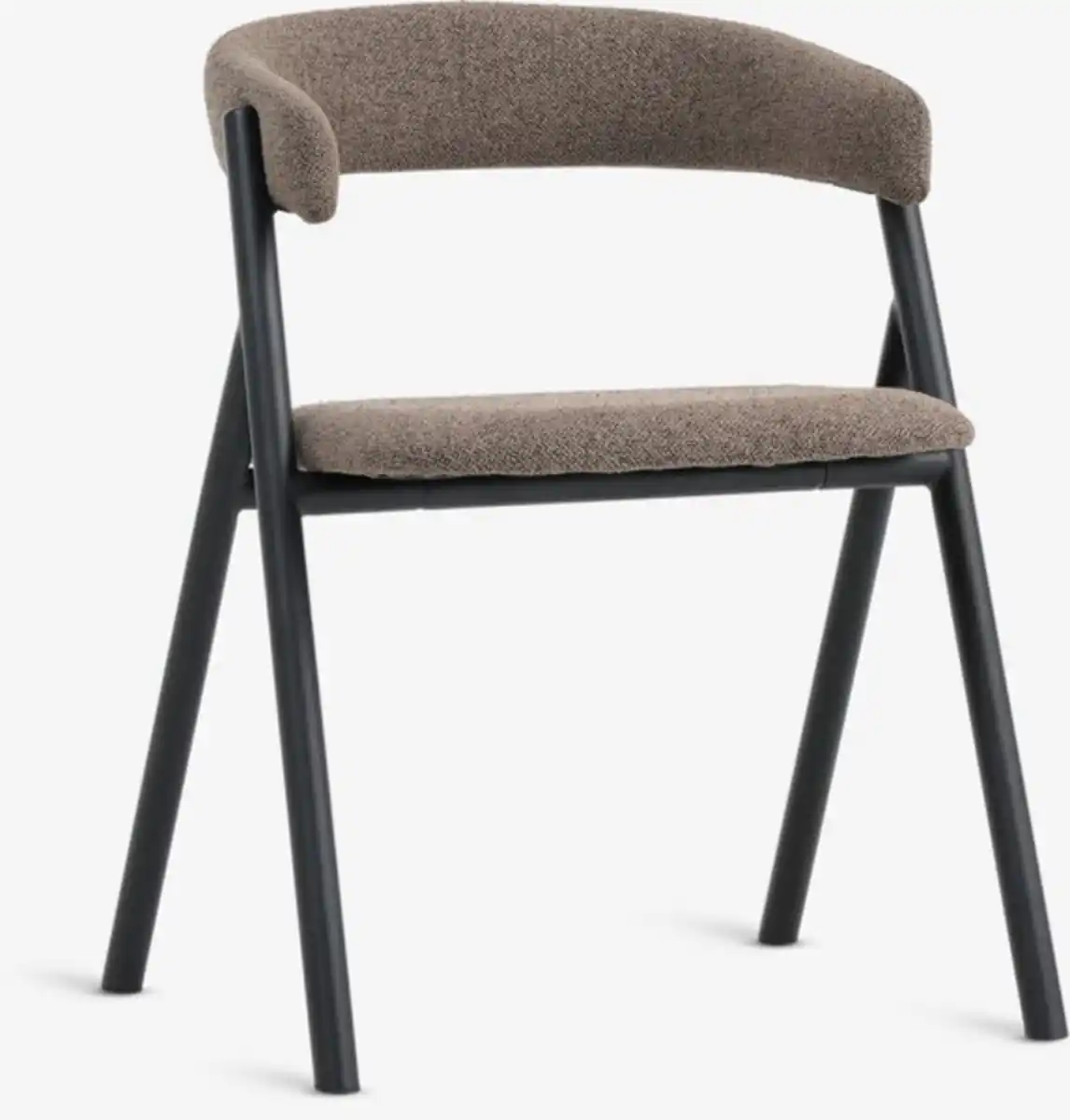 Bild 1 von Esszimmerstuhl HINDEVAD hellbraun Stoff/schwarz