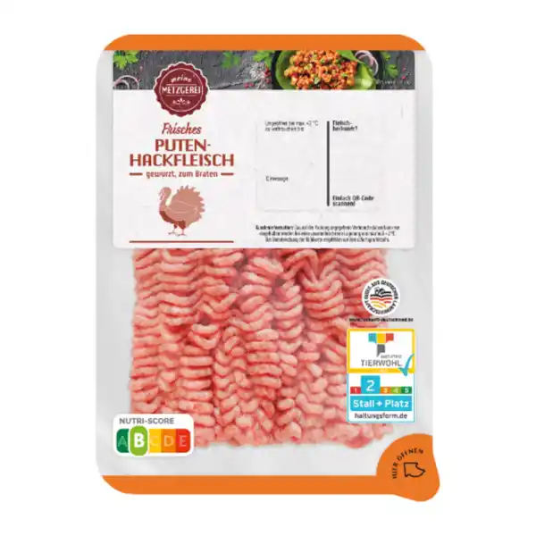 Bild 2 von MEINE METZGEREI Putenhackfleisch 400g