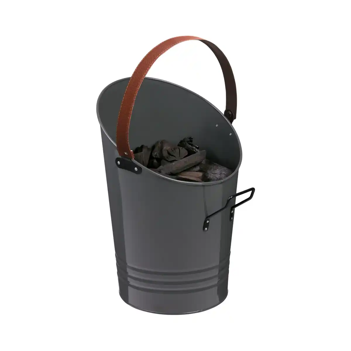 Bild 1 von Kohleeimer, H: 39 cm, silberfarben