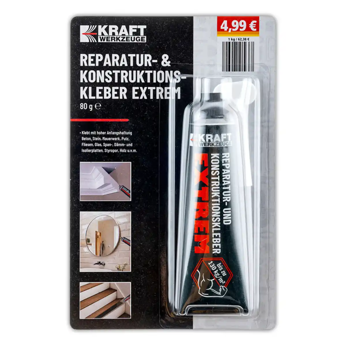 Bild 1 von Kraft Werkzeuge Reparatur- und Konstruktionskleber Extrem