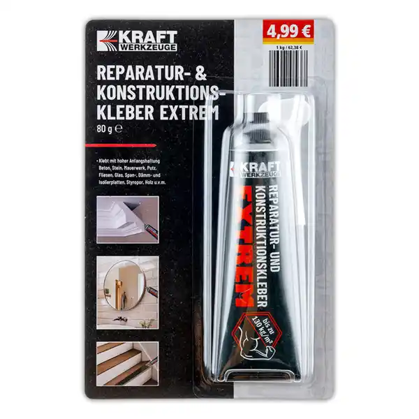 Bild 1 von Kraft Werkzeuge Reparatur- und Konstruktionskleber Extrem