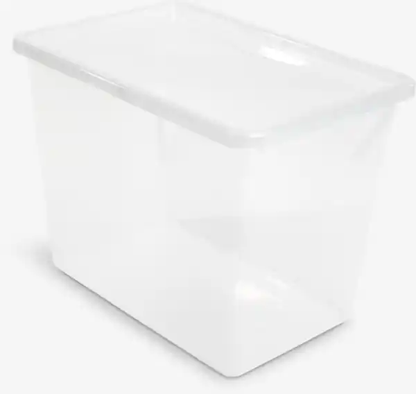 Bild 1 von Aufbewahrungsbox BASIC BOX 80L m/Deckel transparent