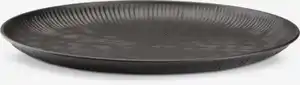 Dekotablett INGMUND Ø39xH2cm schwarz