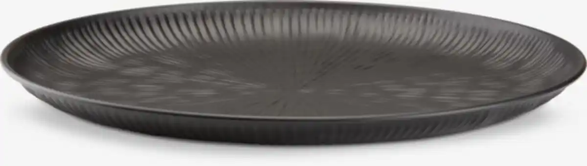 Bild 1 von Dekotablett INGMUND Ø39xH2cm schwarz