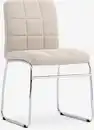 Bild 1 von Esszimmerstuhl HAMMEL beige Stoff/Chrom