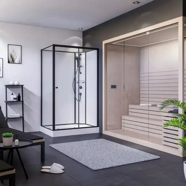 Bild 2 von BREUER Duschkabine »BR100«, BxHxT: 80 x 204 x 120 cm