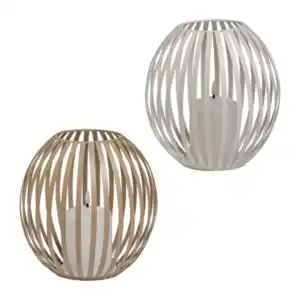 HOME CREATION LED Laterne mit Kerze