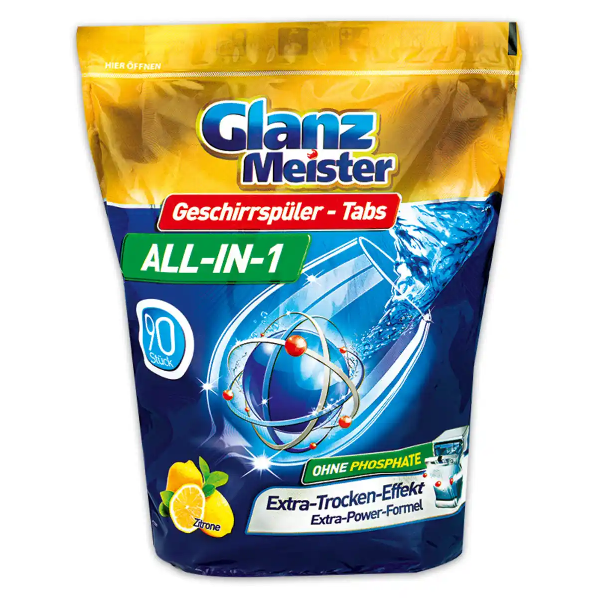 Bild 1 von GlanzMeister All-in-1 Geschirrspüler-Tabs