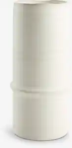 Vase EMANUEL Ø12xH25cm weiß