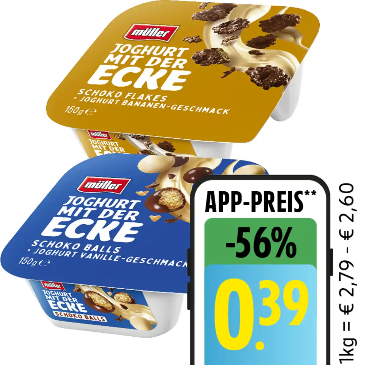 Bild 1 von Müller Joghurt mit der Ecke