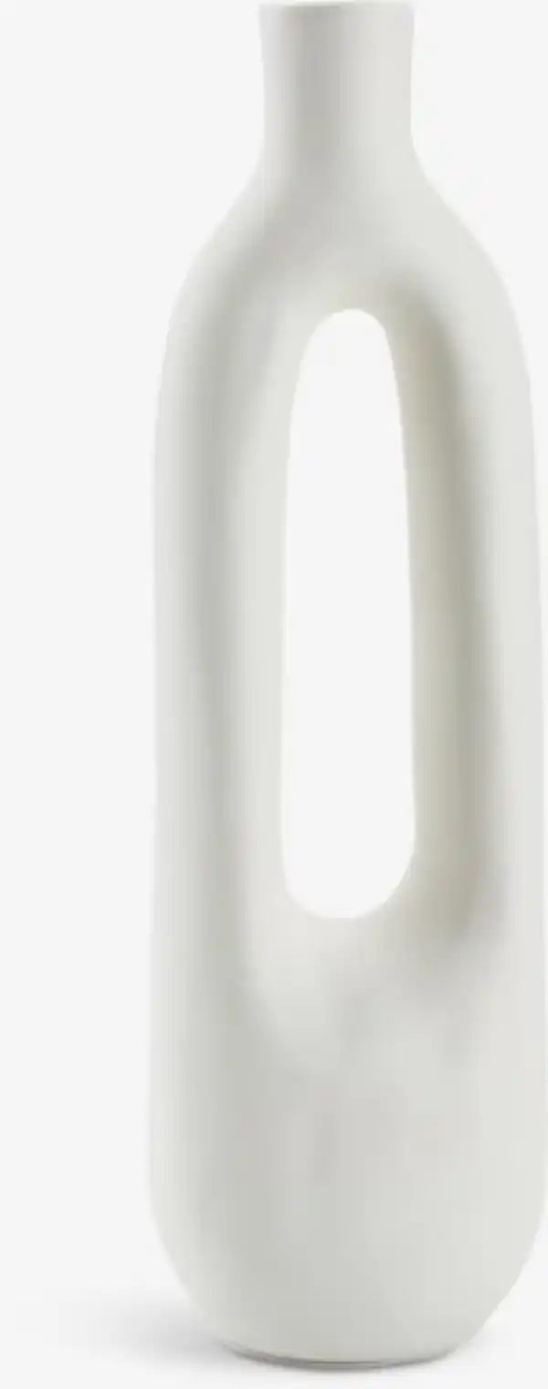 Bild 1 von Vase INGEMAR B10xL8xH34cm weiß
