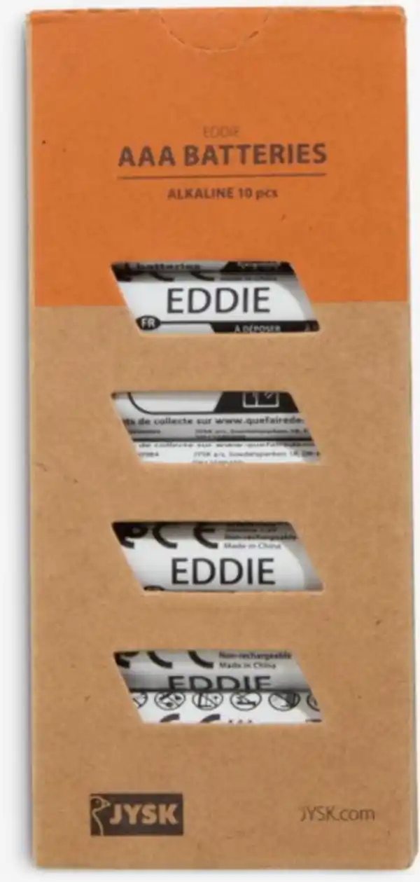 Bild 1 von Batterie EDDIE AAA 10Stk/Pck