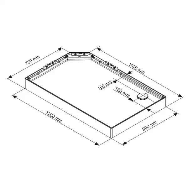 Bild 3 von BREUER Duschkabine »BR100«, BxHxT: 90 x 204 x 120 cm