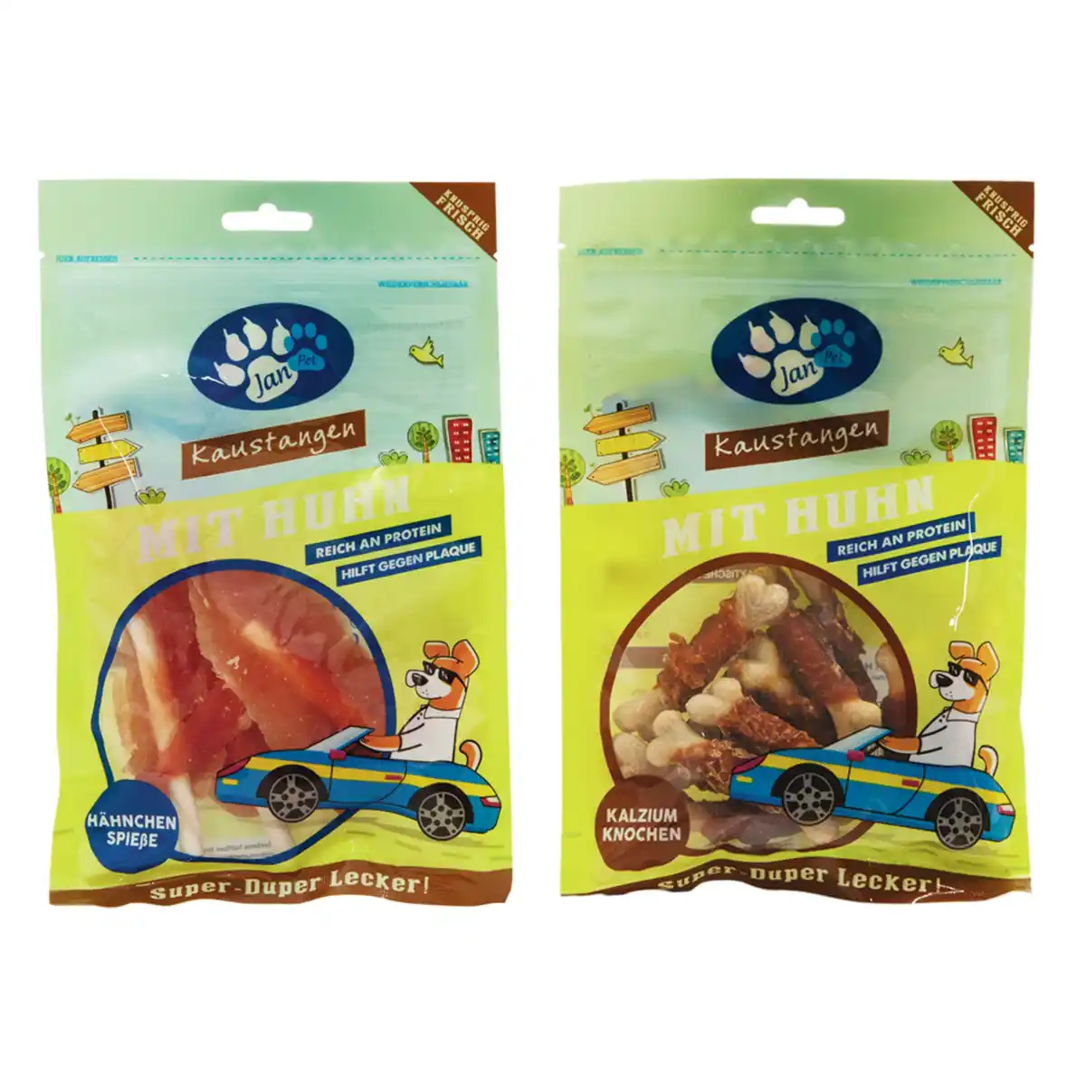 Bild 1 von Kaustangen mit Huhn 100g Inhalt: Kalzium Knochen